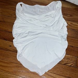 Shein Cropped White Top